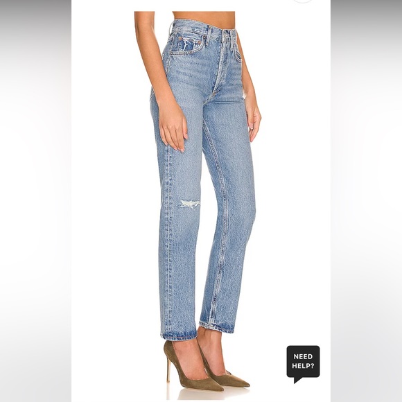 Agolde 90's Pinch Waist jeans in Abstract size 26 - Picture 2 of 6